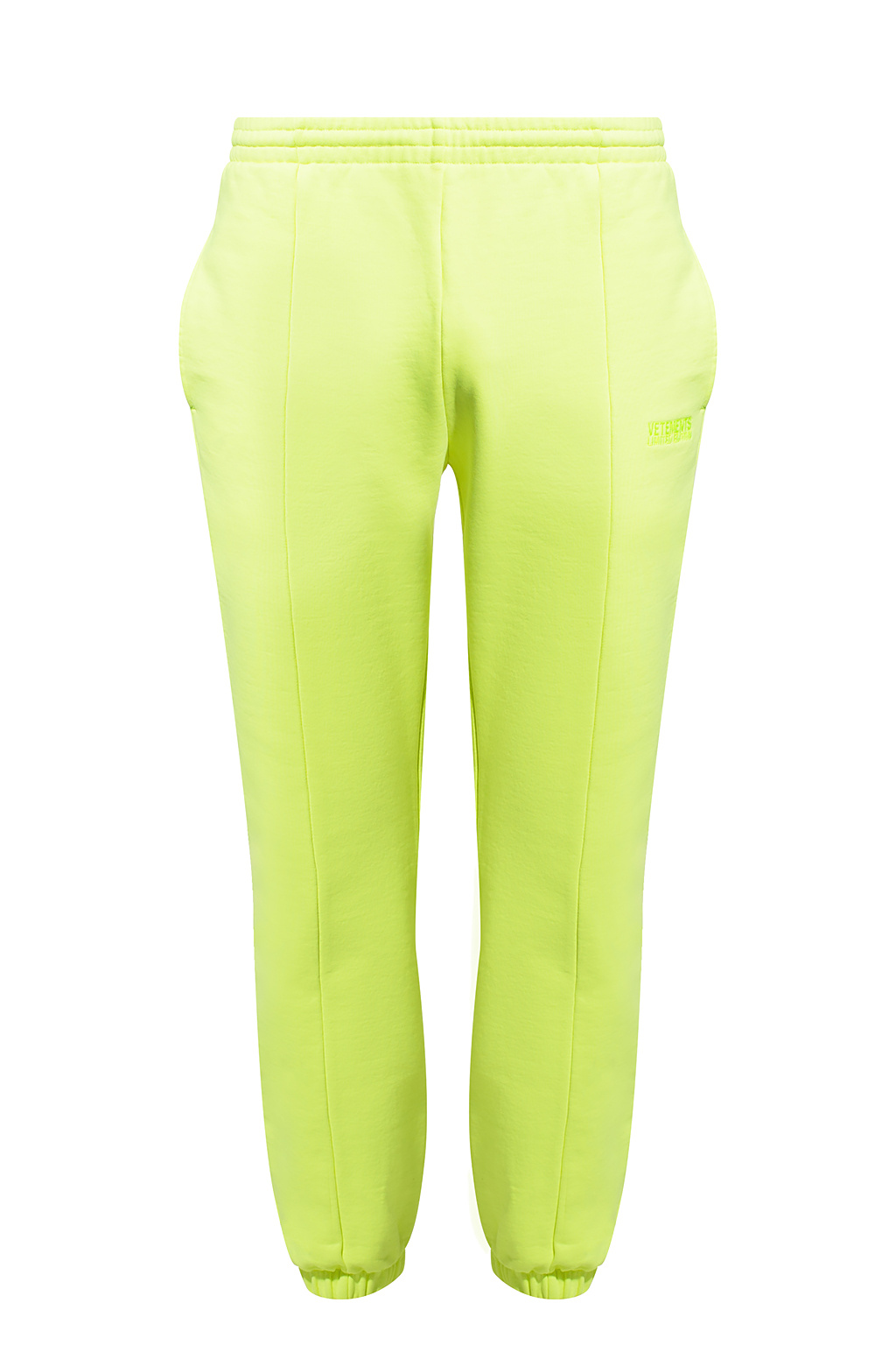 Arrow cuffs tapered track pants Neon Sweatpants with logo